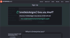 Desktop Screenshot of enterprisejazz.com