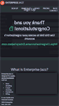 Mobile Screenshot of enterprisejazz.com